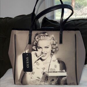 VINTAGE Y2K GUESS BAG ANNA NICOLE SMITH AS MARILYN MONROE PURSE BNWT